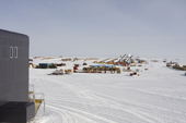 Storage facilities Amundsen-Scott Station. Antarctica