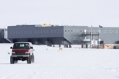 The new building at the Amundsen-Scott South Pole Staiton. Antarctica. Built 2005-2006