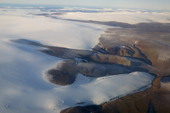 Receding icecap and glaciers on the coast of orthwest Greenland. 2008
