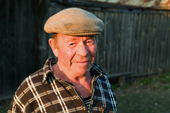 Mikhail Sobelev, has lived in the village of Pogost all his life. Ryazan Province, Russia. 2006