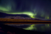 Mt Esja, Aurora Borealis, Northern Lights, Iceland