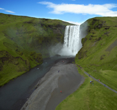 Skogarfoss Waterfall, South Coast, Iceland