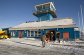 The airport terminal building at Upernavik in Northwest Greenland.
