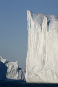 Towering icebergs in the Ilulissat Icefiord. A UNESCO World Heritage site West Greenland